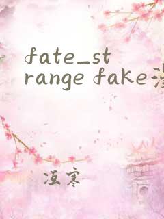 fate_strange fake漫画