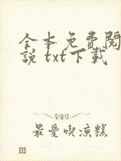 全本免费阅读小说 txt下载
