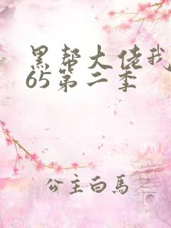 黑帮大佬我的365第二季