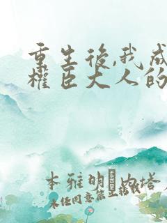 重生后,我成了权臣大人的掌中娇