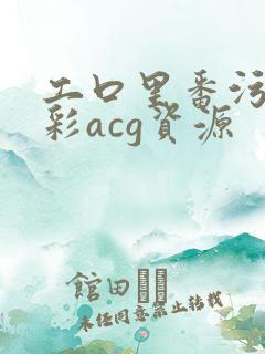 工口里番污肉全彩acg资源