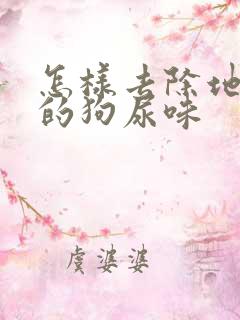 怎样去除地板上的狗尿味