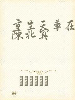 重生天尊在都市陈北冥