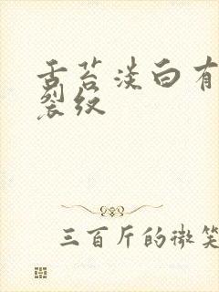 舌苔淡白有齿痕裂纹