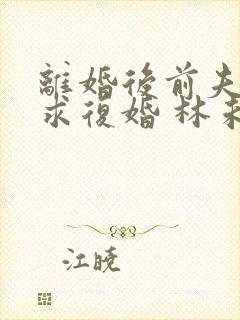 离婚后前夫哭着求复婚 林未央