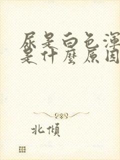 尿是白色浑浊的是什么原因