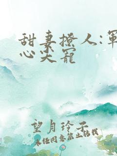 甜妻撩人:军少心尖宠