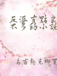 反派有点良心但不多的小说