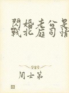 闪婚老公是豪门战北庭司情短剧