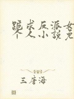 跪求反派女主做个人小说免费阅读