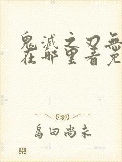 鬼灭之刃无限城在哪里看免费