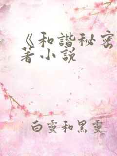 《和谐秘密》原著小说