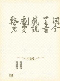 韩剧疯了因为你免费观看全集