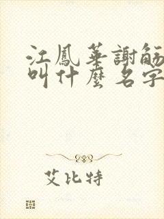 江凤华谢觞小说叫什么名字