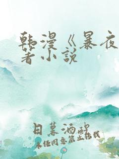 韩漫《暴夜》原著小说