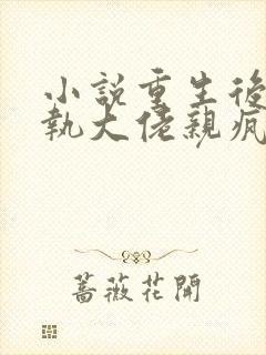 小说重生后被偏执大佬亲疯了全文免费阅读