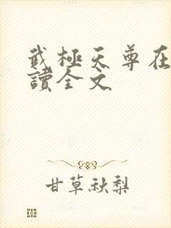 武极天尊在线阅读全文