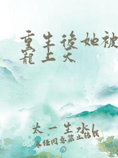 重生后她被大佬宠上天