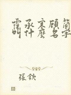 霍承寒顾简小说叫什么名字