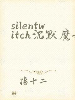 silentwitch沉默魔女的秘密小说