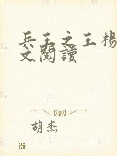 兵王之王杨奇全文阅读