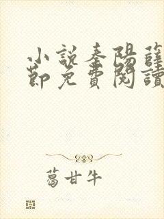 小说秦阳薛冰章节免费阅读全文