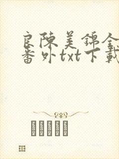 良陈美锦全文加番外txt下载