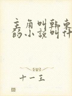 主角叫韩东夏梦的小说叫什么名字谁写的