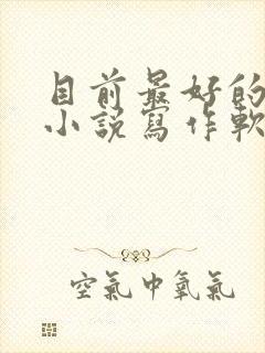 目前最好的ai小说写作软件