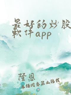 最好的炒股选股软件app