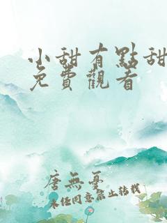 小甜有点甜短剧免费观看