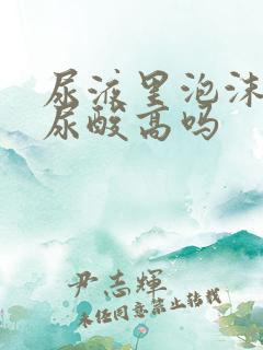 尿液里泡沫多是尿酸高吗