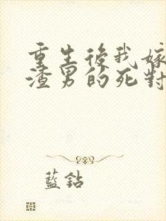 重生后我嫁给了渣男的死对头完结