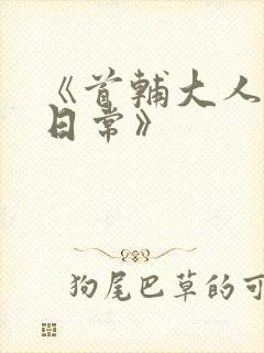 《首辅大人宠妻日常》