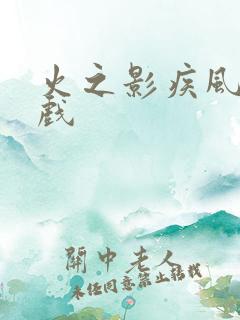 火之影疾风传游戏