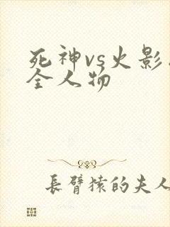 死神vs火影版全人物