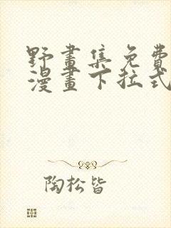 野画集免费阅读漫画下拉式