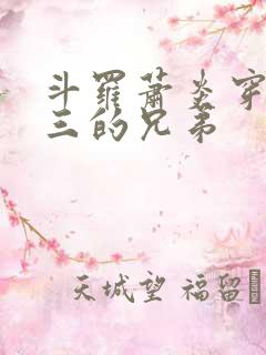 斗罗萧炎穿成唐三的兄弟