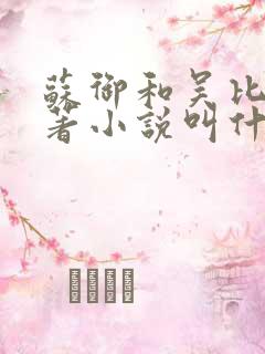 苏御和吴比的原著小说叫什么