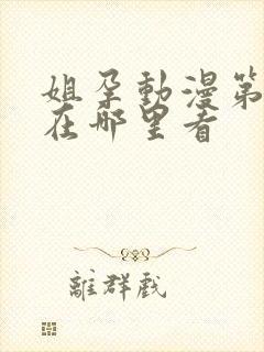 姐孕动漫第一季在哪里看