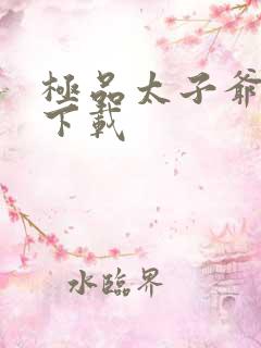 极品太子爷小说下载