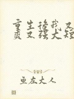 重生后我又飒又爽又强大短剧免费观看