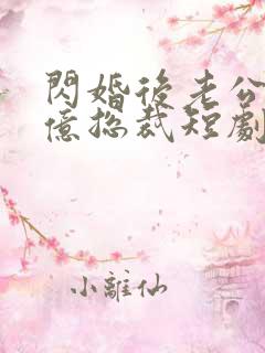 闪婚后老公是千亿总裁短剧