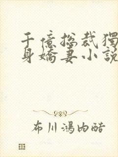 千亿总裁独宠替身娇妻小说完整