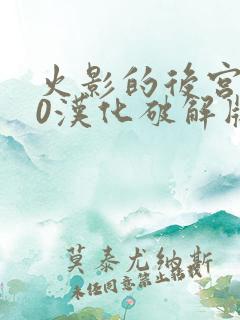 火影的后宫8.0汉化破解版下载中文