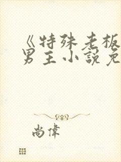 《特殊老板》双男主小说免费阅读