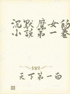 沉默魔女的秘密小说第一卷