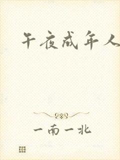 午夜成年人大片