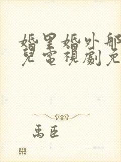 婚里婚外那些事儿电视剧免费观看