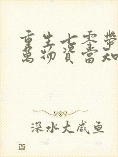 重生七零带着亿万物资当知青